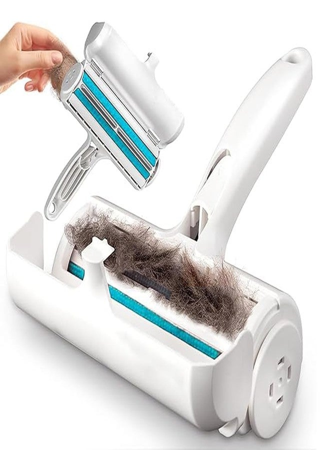 Bitrexup Pet Hair Remover and Reusable Lint Roller - Bitrexup Cat and Dog Hair Remover for Furniture, Couch, Carpet, Clothing and Bedding - Portable, Multi-Surface Fur Removal Tool,Multicolor - Image 1